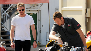 Eric Dane Eyeballs Italian Stallion